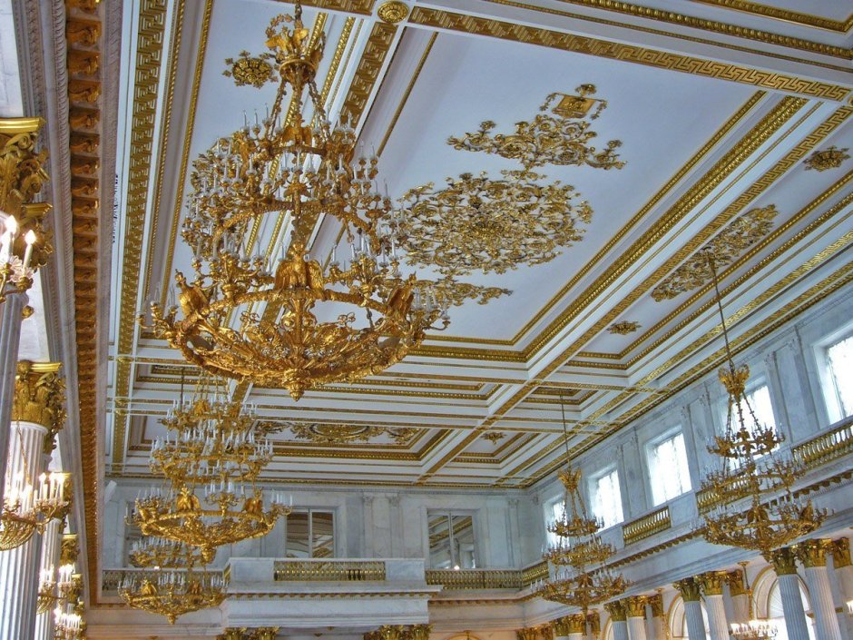 Зимний дворец Санкт-Петербург потолок
