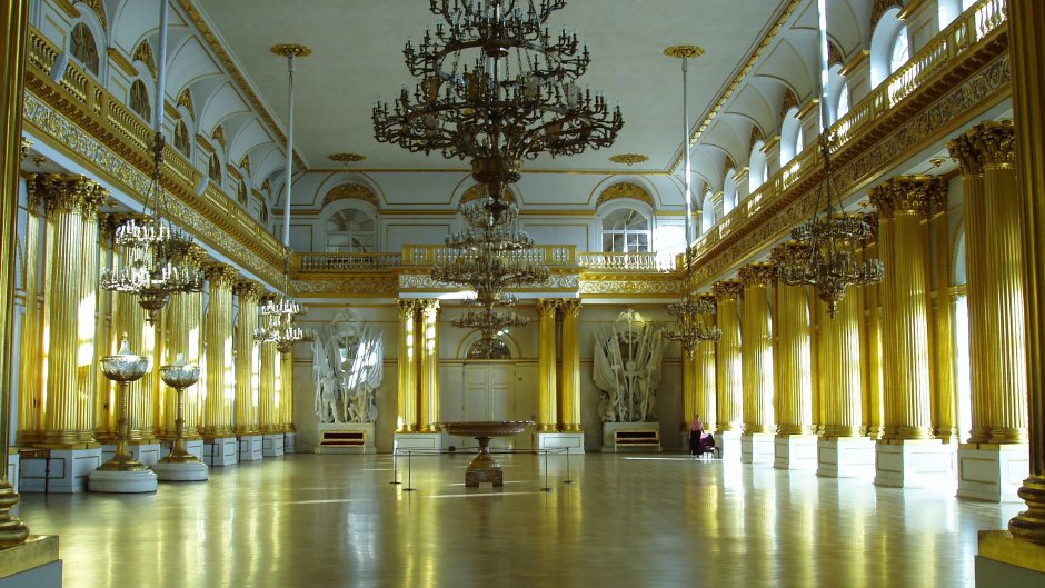 Золотая гостиная Марии Александровны в Эрмитаже
