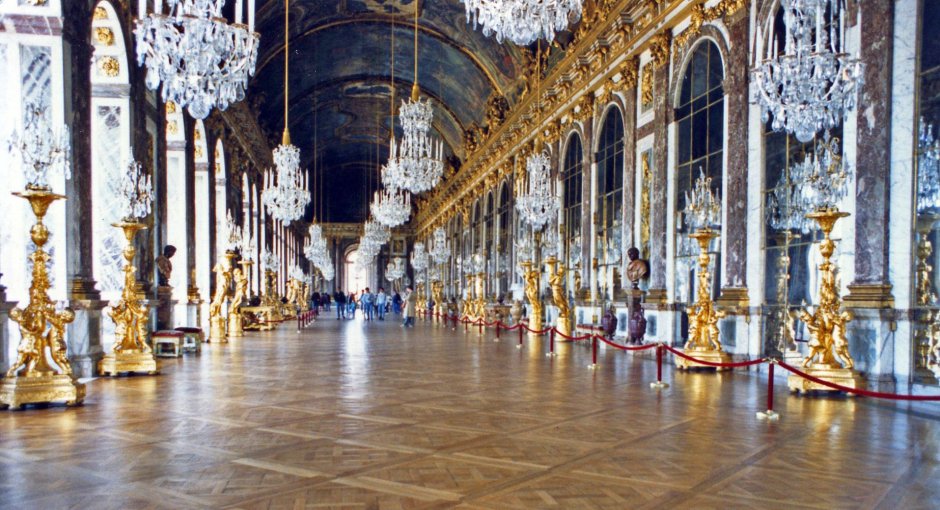 Зеркальная галерея Тронный зал Версальского дворца
