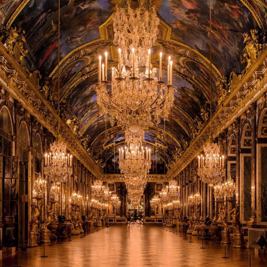Версальский дворец в Париже зеркальная галерея