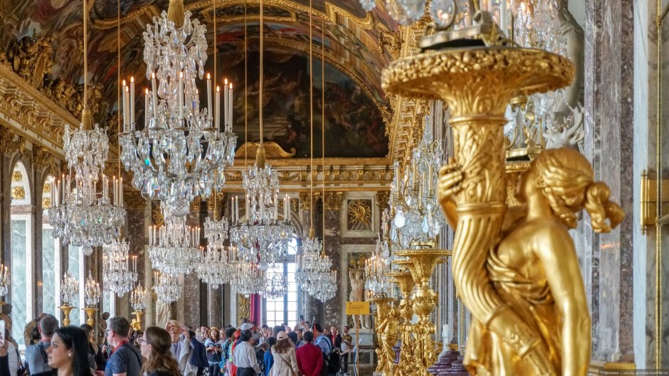 Париж Версальский дворец внутри