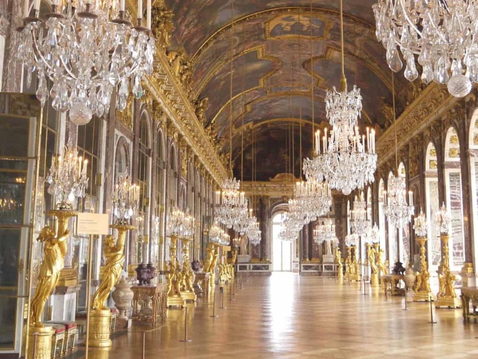 Зеркальный зал Версальского дворца в 1871