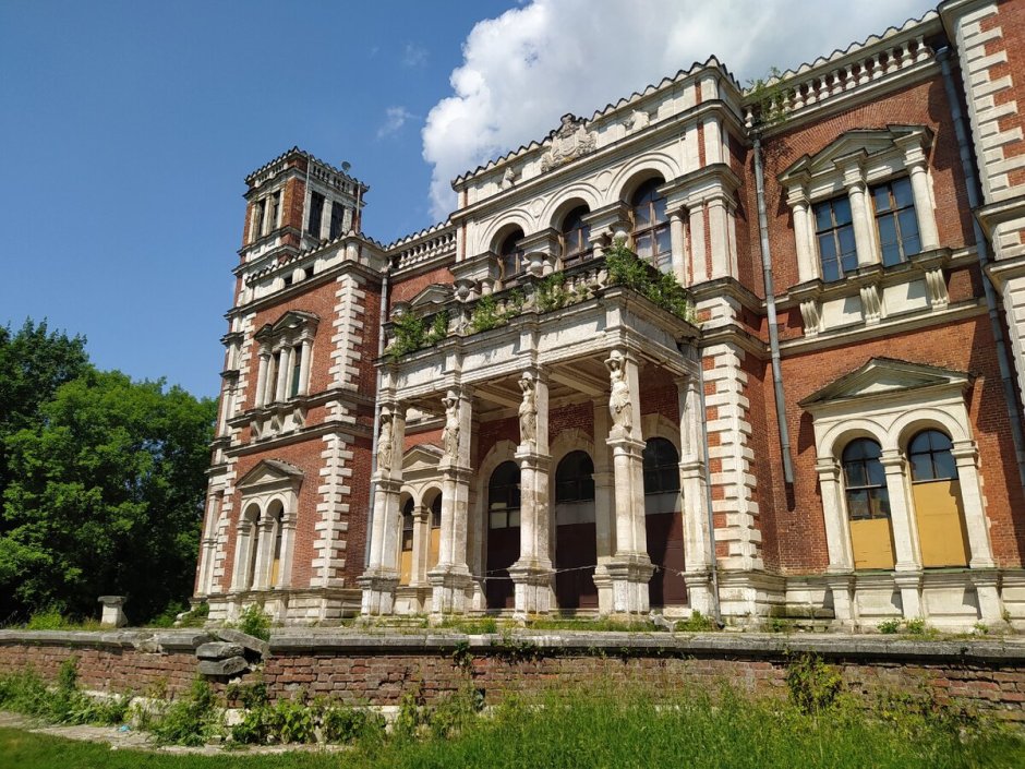 Воронцовский дворец Быково зима