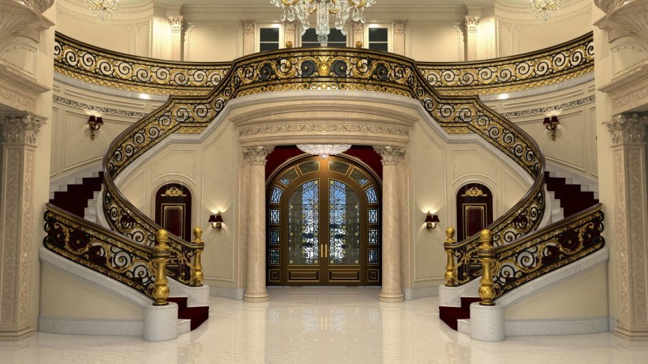 Королевский особняк le Palais Royal лестницы