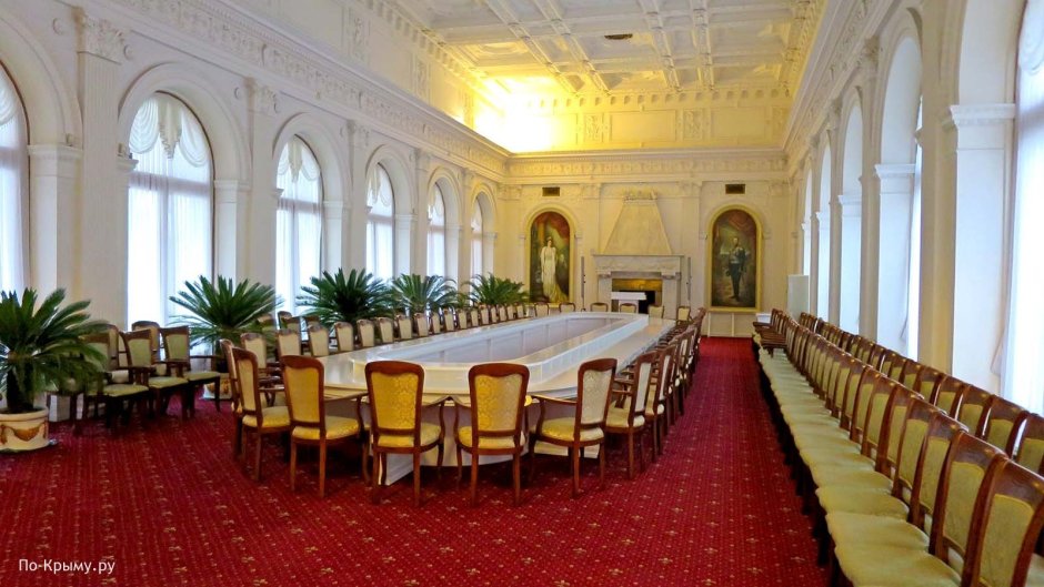 Ливадийский дворец Крым внутри