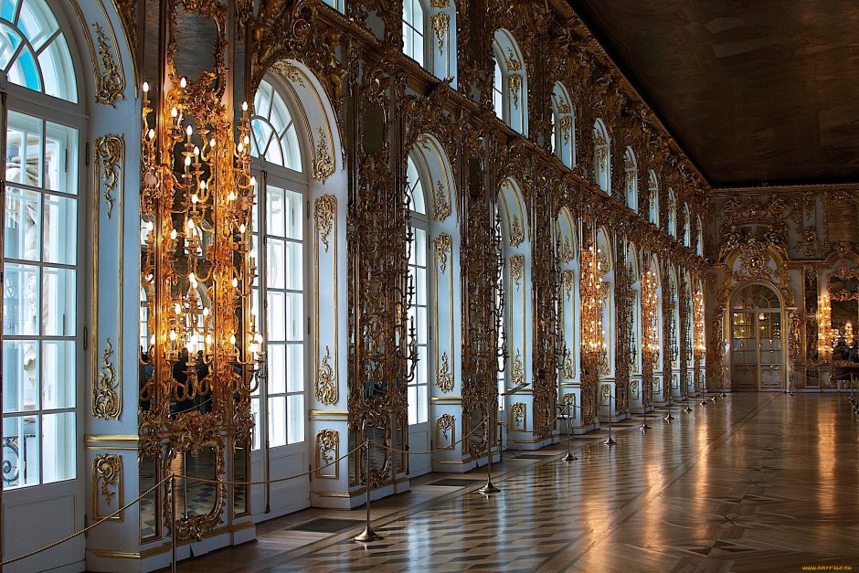 Екатерининский дворец Пушкин интерьеры