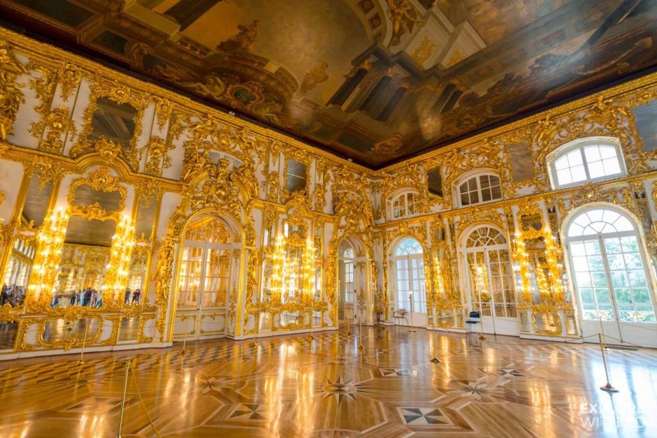 Санкт-Петербург зимний дворец Екатерининский внутри