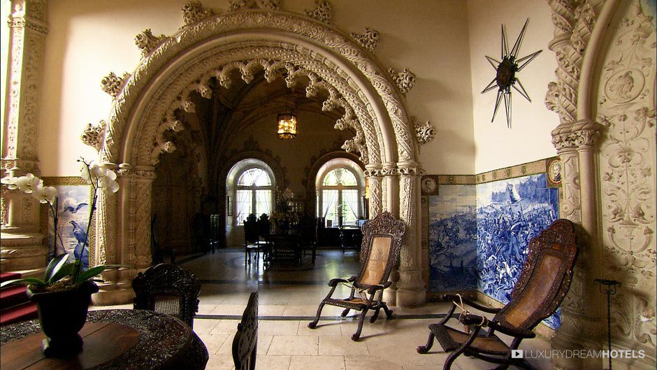 Дворец Бусаку Португалия интерьеры