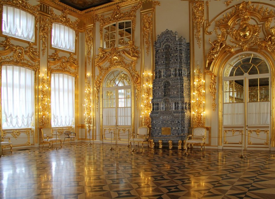 Тронный зал Екатерининского дворца в Царском селе