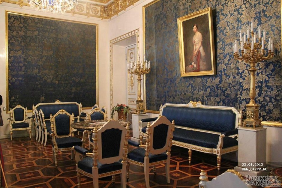 Синяя гостиная Юсуповского дворца