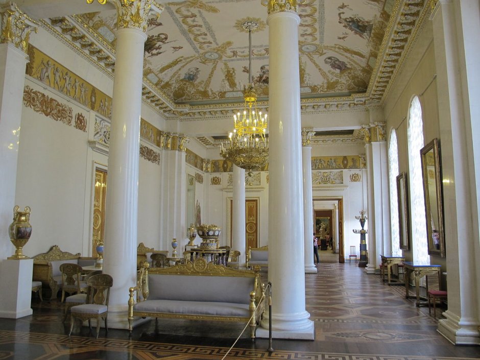 Михайловский дворец Росси интерьер
