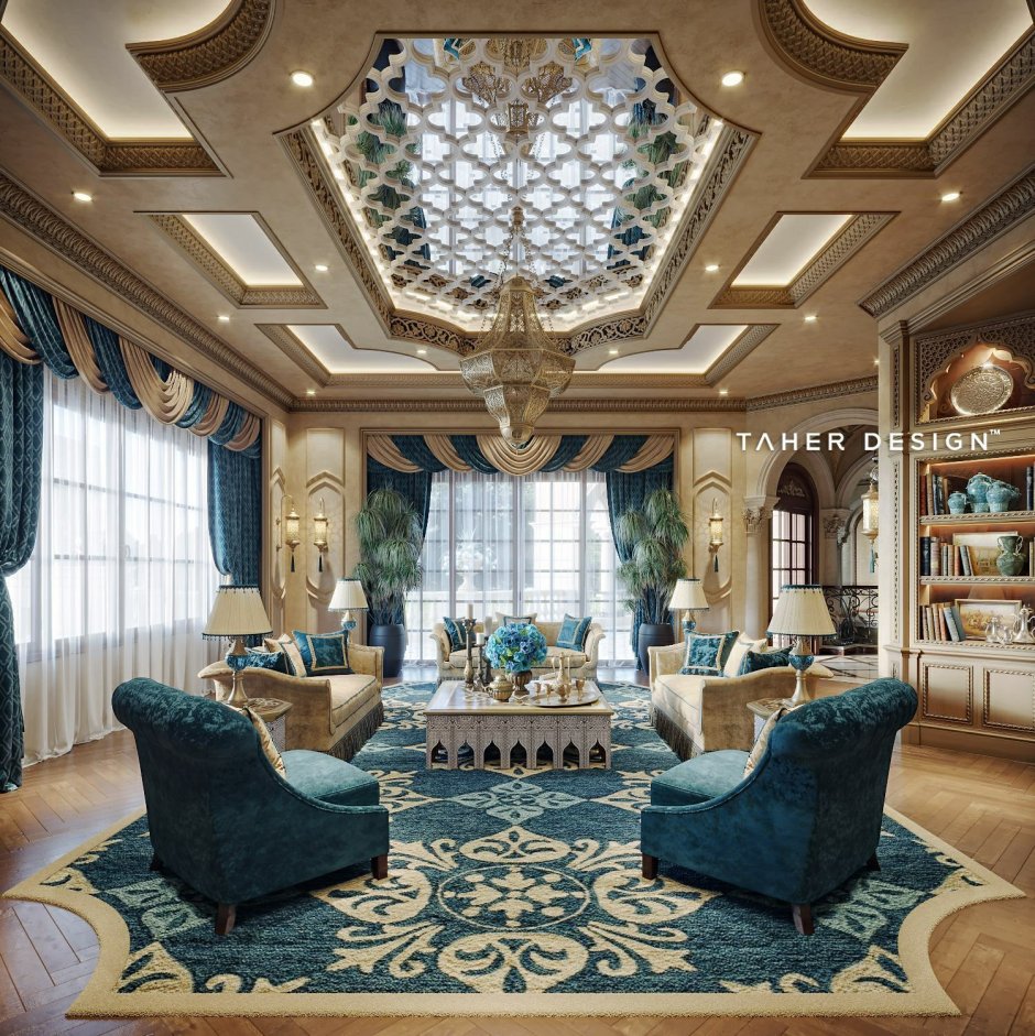 Luxury Mansion Interior спальни