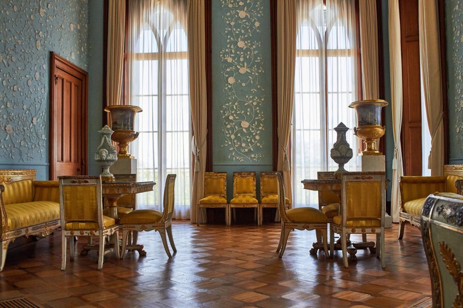 Воронцовский дворец голубая гостиная
