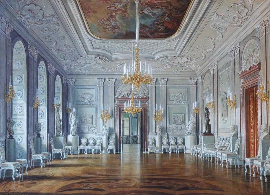Мраморный зал Гатчина дворец
