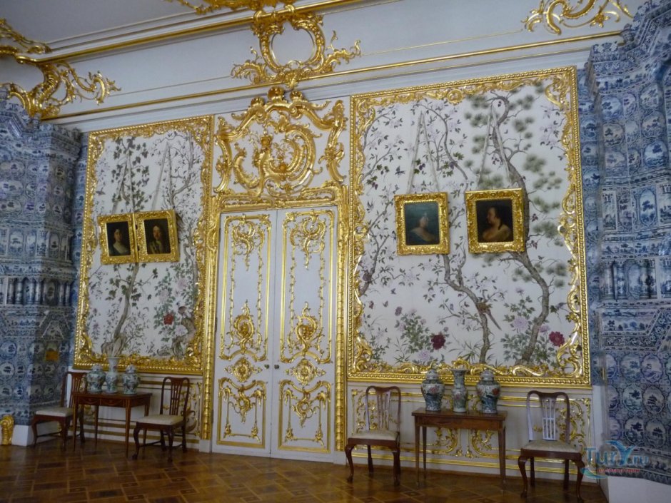 Китайская гостиная Александра 1 в Екатерининском Дворце