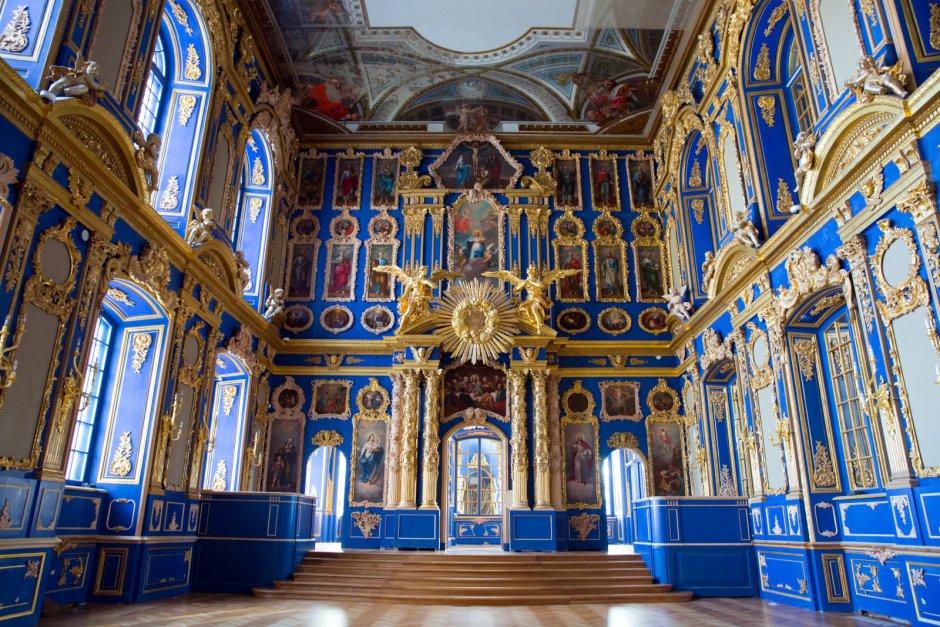 Церковь Екатерининского дворца в Царском селе
