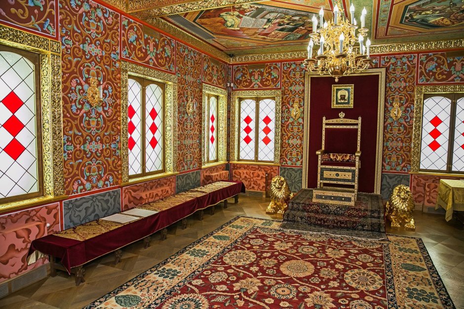 Теремной дворец Московского Кремля интерьер