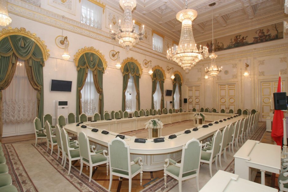 Мариинский дворец Санкт-Петербург белый зал
