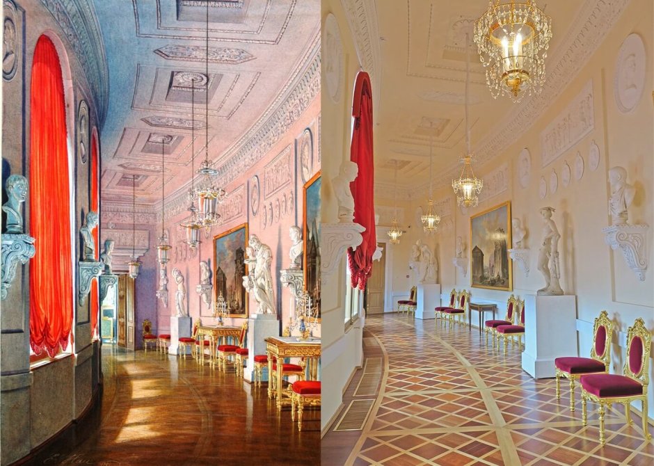 Гатчинский дворец тронная императрицы Марии Федоровны