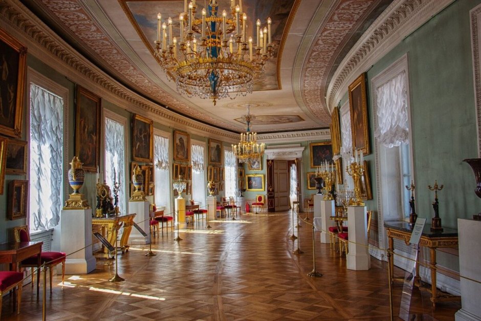 Павловск дворец в Санкт-Петербурге интерьер