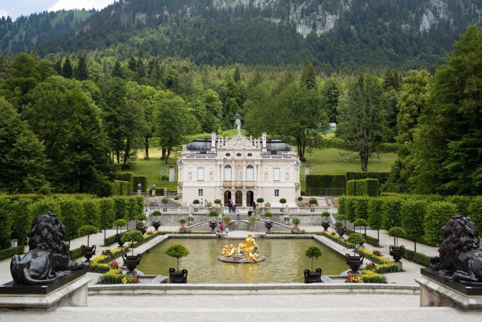 Дворец Линдерхоф в Баварии