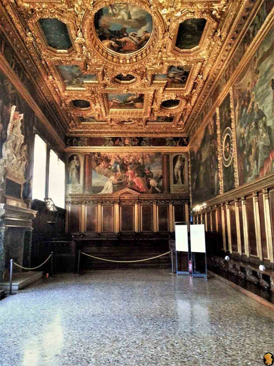 Дворец дожей в Венеции зал большого совета