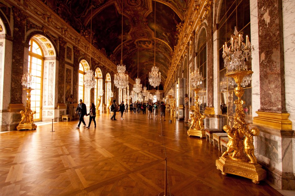 Версальский Королевский дворец зеркальная галерея