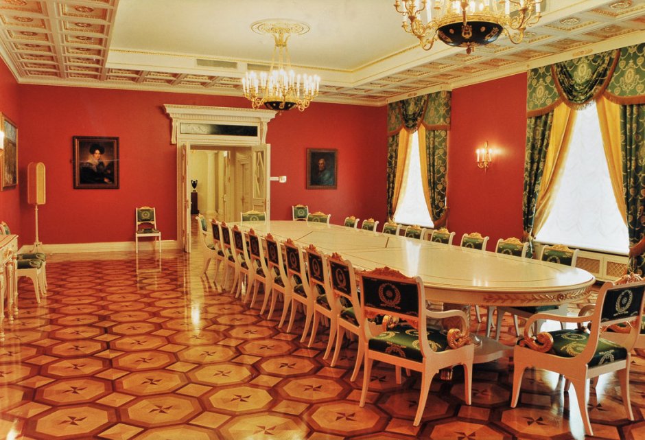 Сенатский дворец зеленая гостиная
