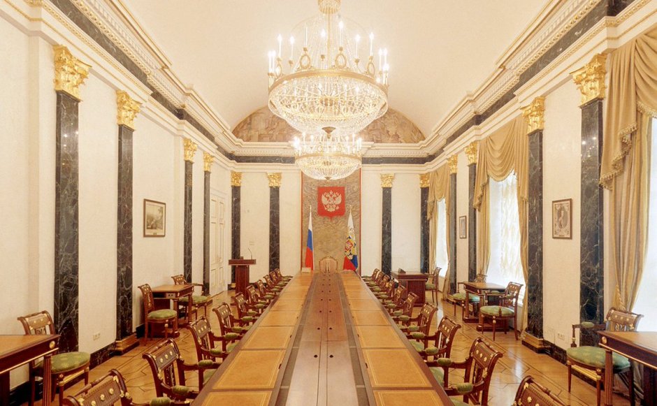 Сенатский дворец зал заседаний Совбеза