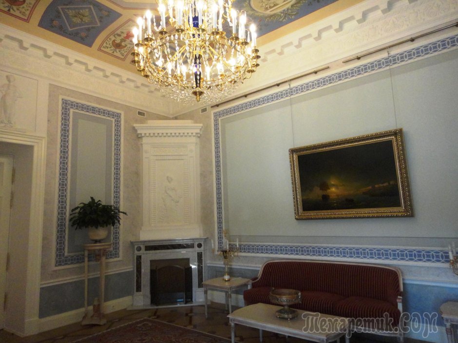 Константиновский дворец голубая гостиная