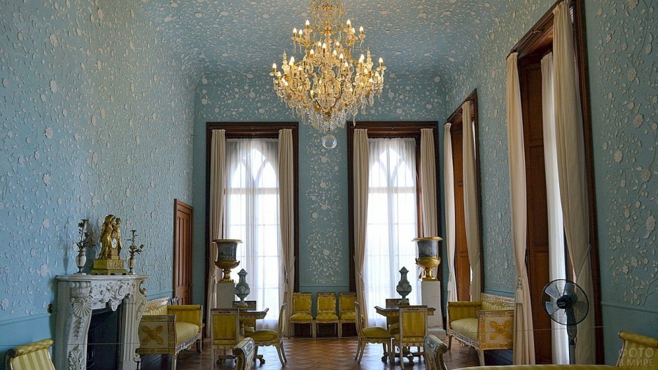 Воронцовский дворец голубая комната