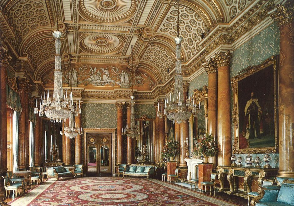 Букингемский дворец интерьеры кабинет королевы