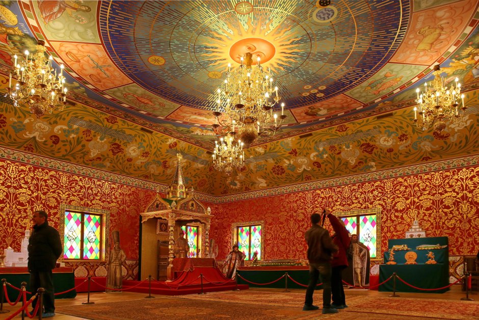 Теремной дворец Алексея Михайловича внутри
