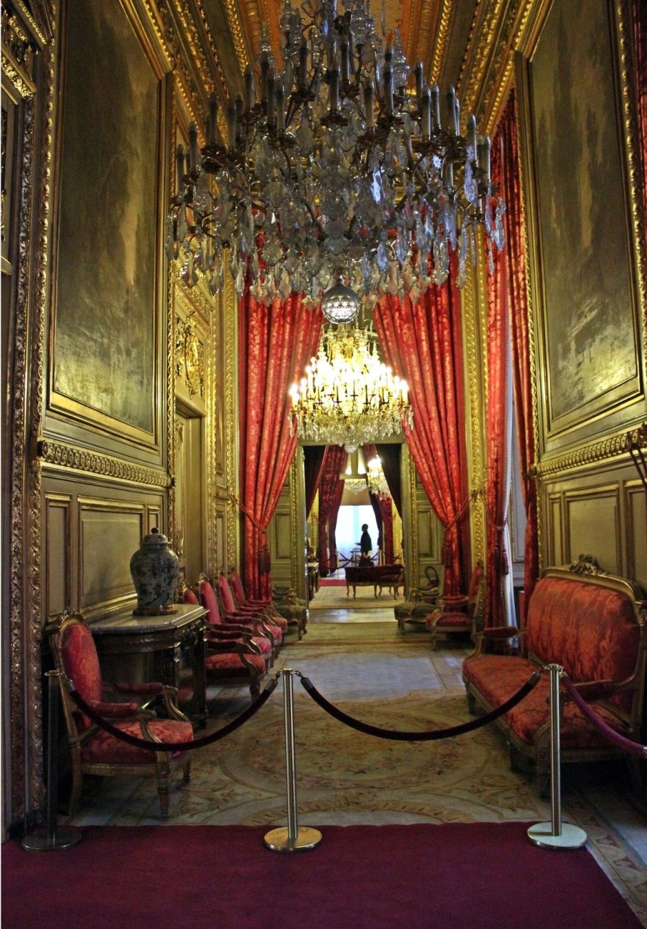 Париж Бурбонский дворец интерьеры