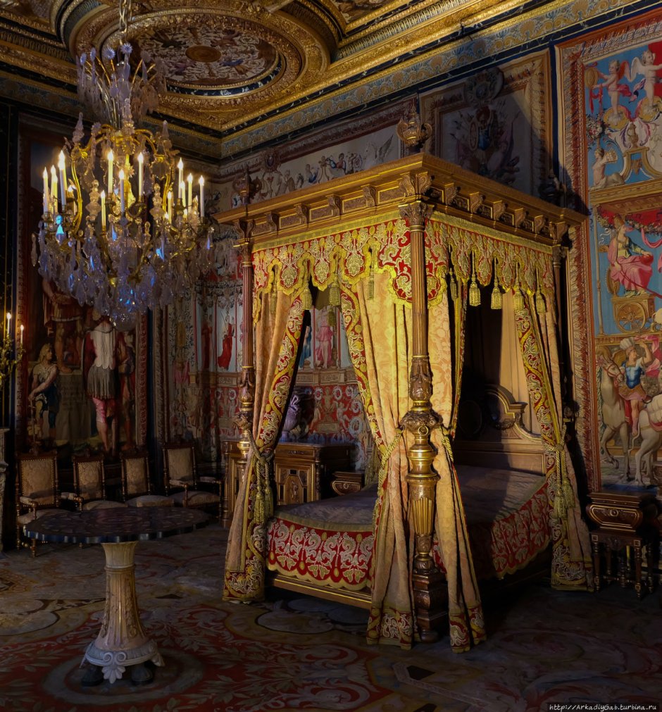 Спальни дворца Фонтенбло