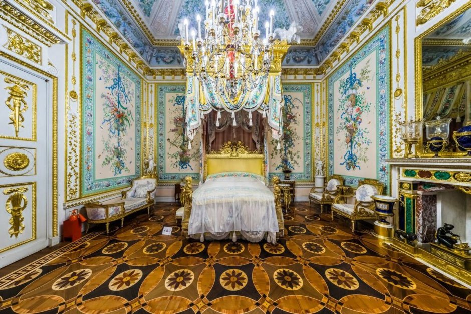 Павловский дворец парадная спальня Марии фёдоровны
