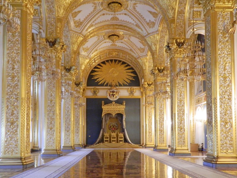 Тронный зал большого кремлевского дворца (47 фото)