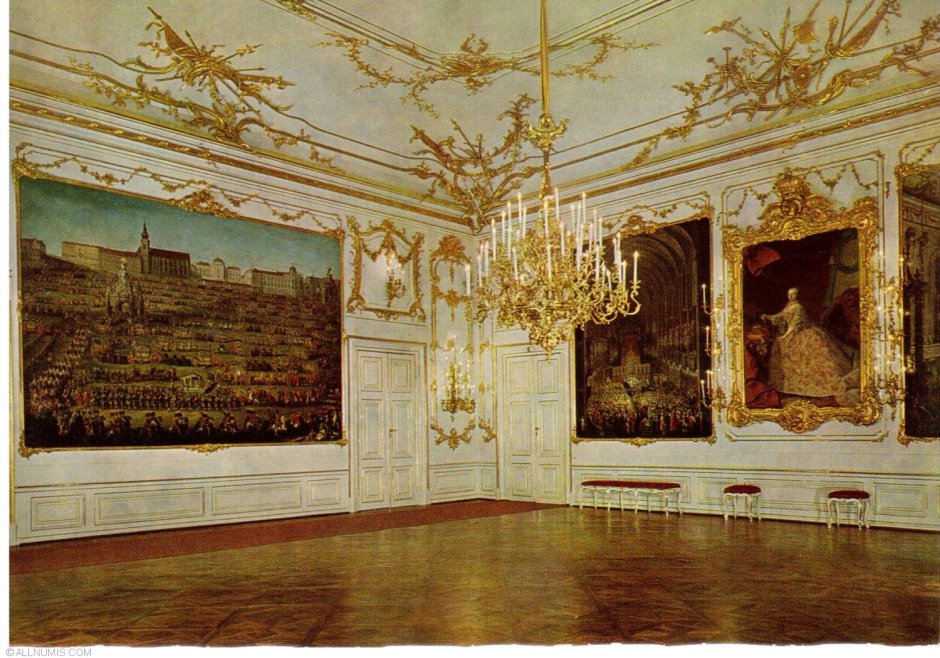 Австрийский дворец шёнбрунн росписи