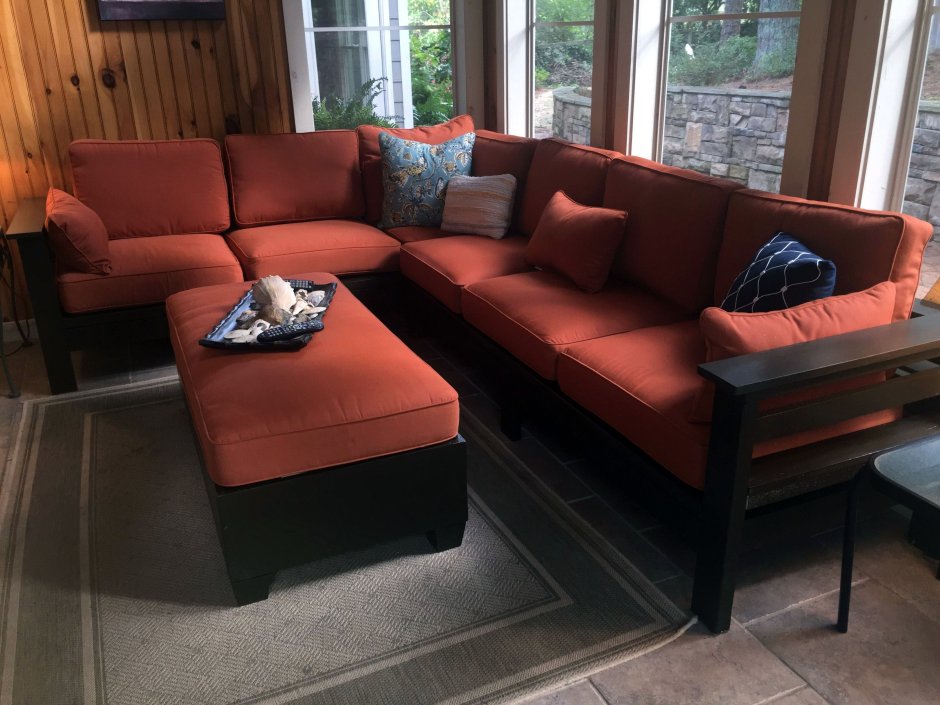 Мебель из экоротанга Палермо угловой диван