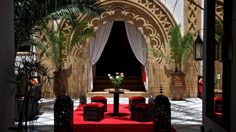 Патио в марокканском стиле