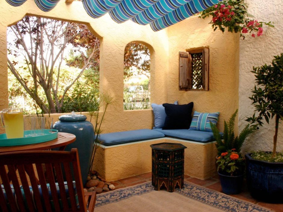 Патио в стиле Марокко
