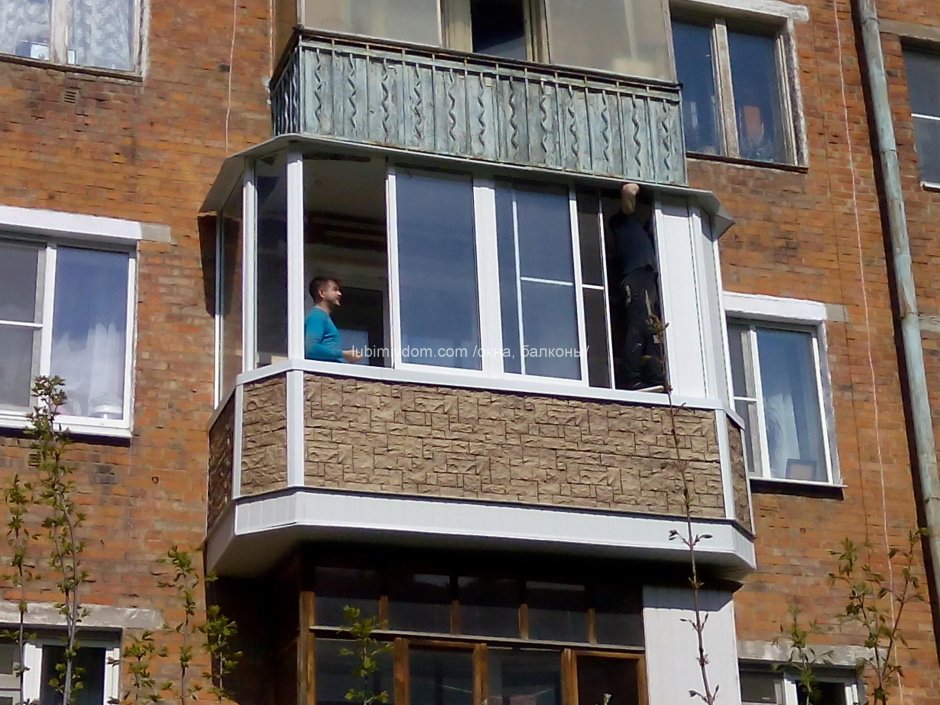 Балконы с выносом в сталинке