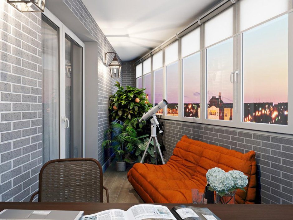 Обустройство балкона