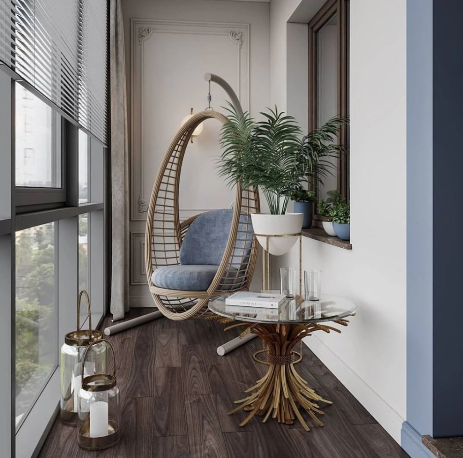 Лоджия в современном стиле