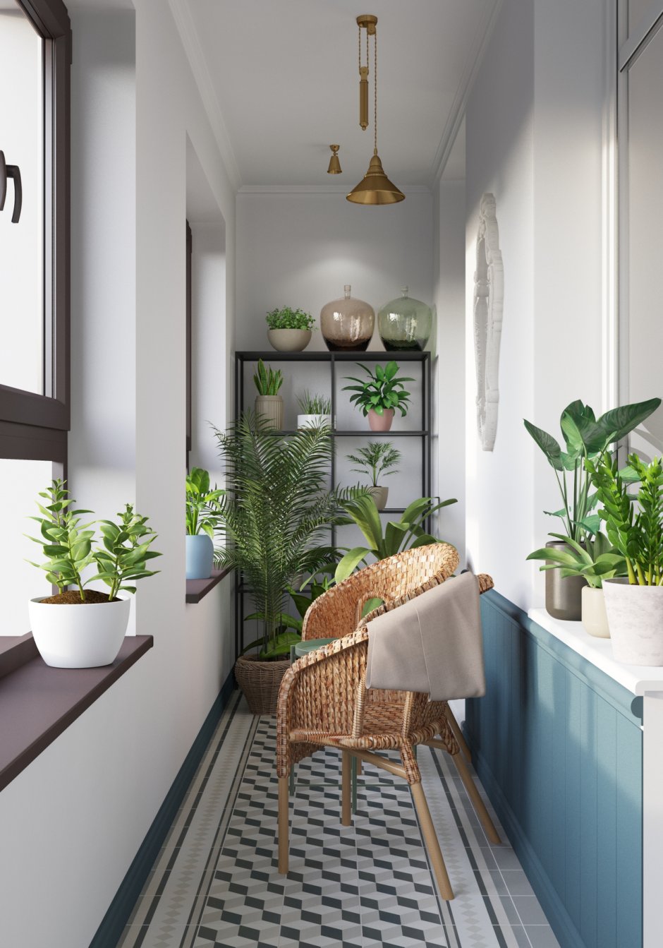 Лоджия в японском стиле