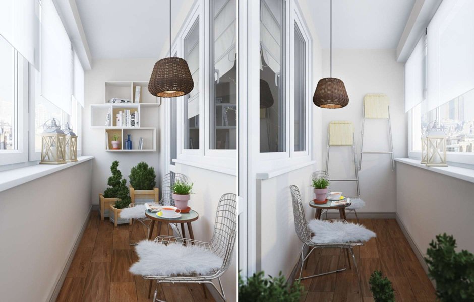 Уютные балконы и лоджии