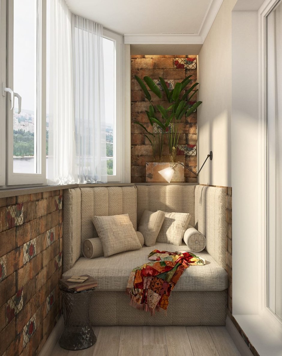 Балкон с барной стойкой