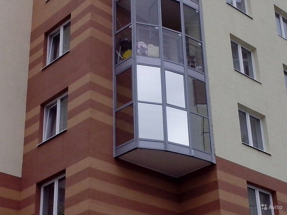 Зеркальная тонировка балкона