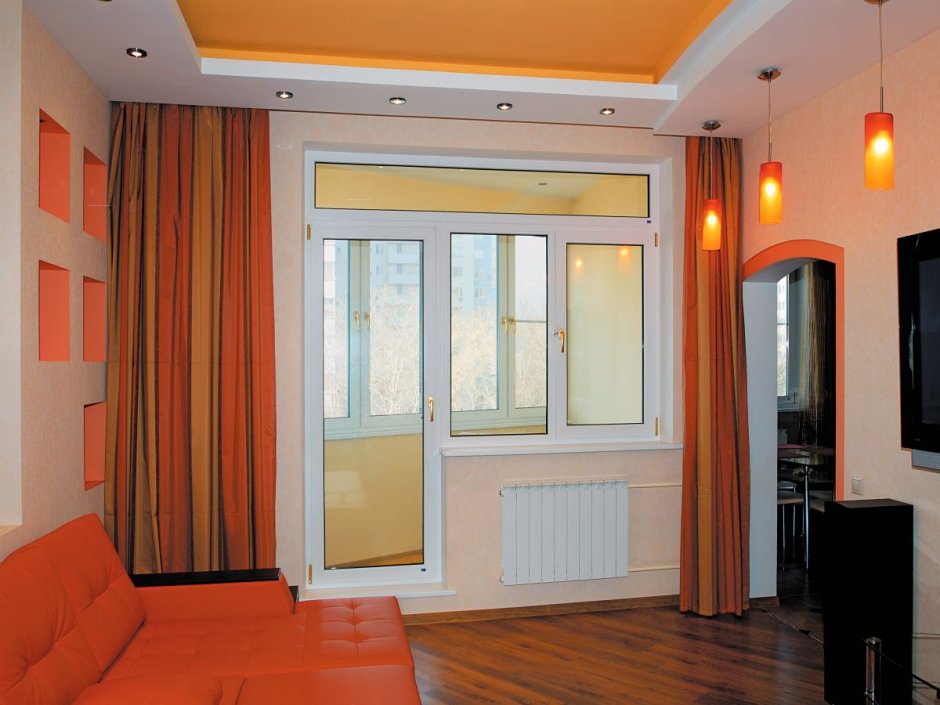 Спальня с открытым балконом