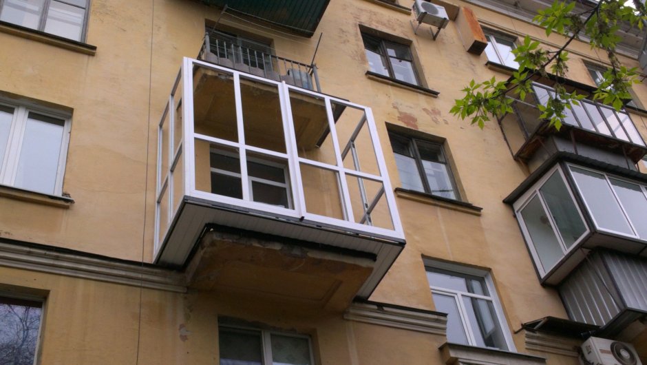 Французский балкон хрущевка